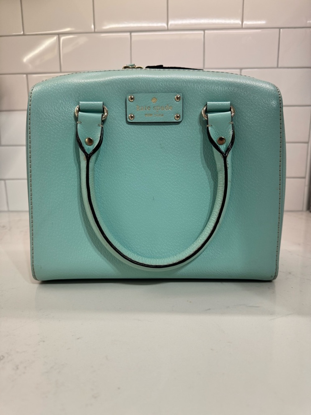 kate spade Mint Green Dome Satchel